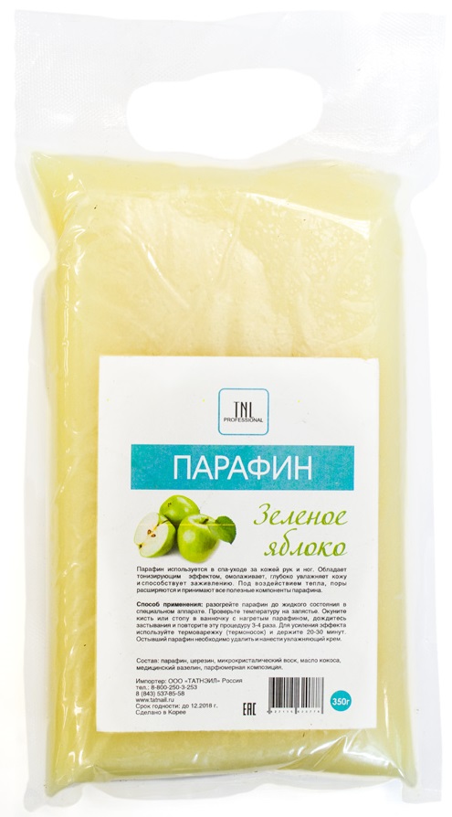 Парафин TNL Зеленое яблоко 350 гр. Парафин TNL Зеленое яблоко 350 гр.