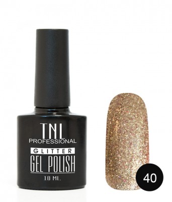 Гель-лак TNL Glitter №40 Серебряный с разноцветными блестками, 10 мл. Гель-лак TNL Glitter №40 Серебряный с разноцветными блестками, 10 мл.