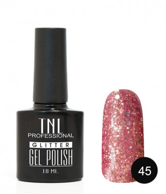 Гель-лак TNL Glitter №45 Лиловый, 10 мл. Гель-лак TNL Glitter №45 Лиловый, 10 мл.