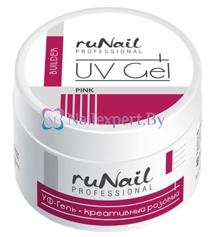Креативный УФ-гель (розовый) ruNail, 15 г. Креативный УФ-гель (розовый) ruNail, 15 г.